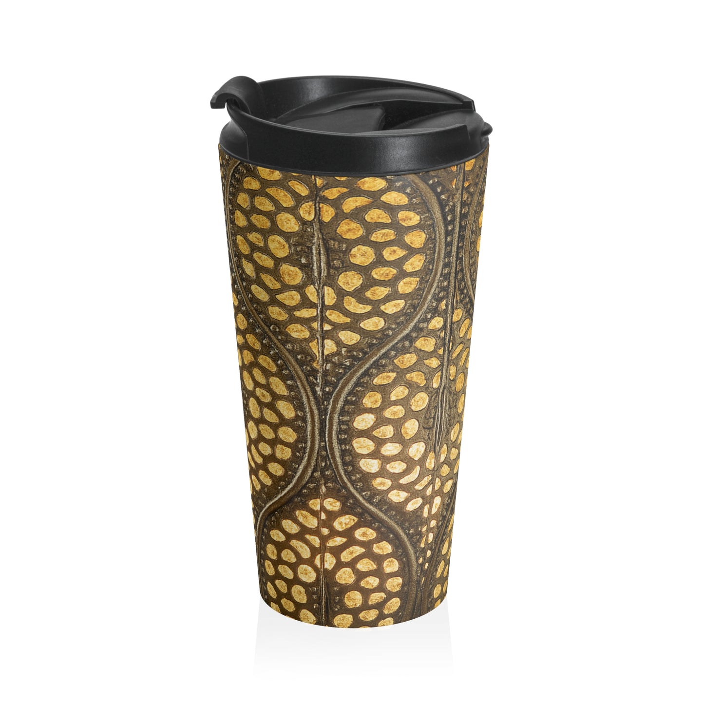15 oz Vibrant Geometric Tumbler | Modern Coffee Cup