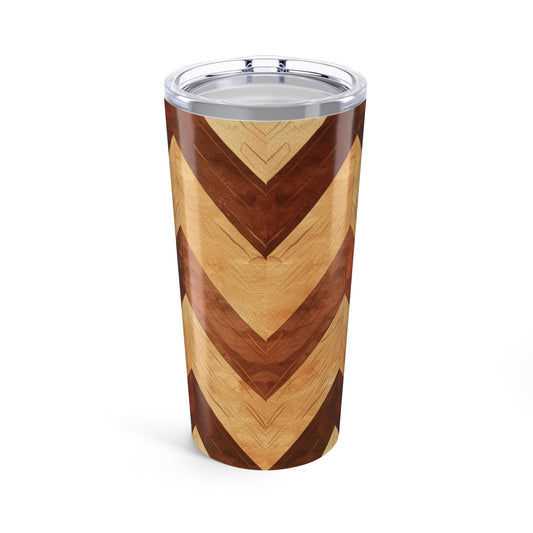 20oz Tumbler | Rustic Wood-Inspired