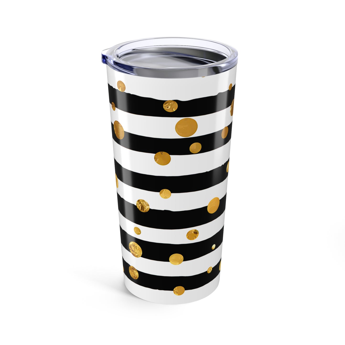 20oz Stylish Tumbler | Chic Striped Design