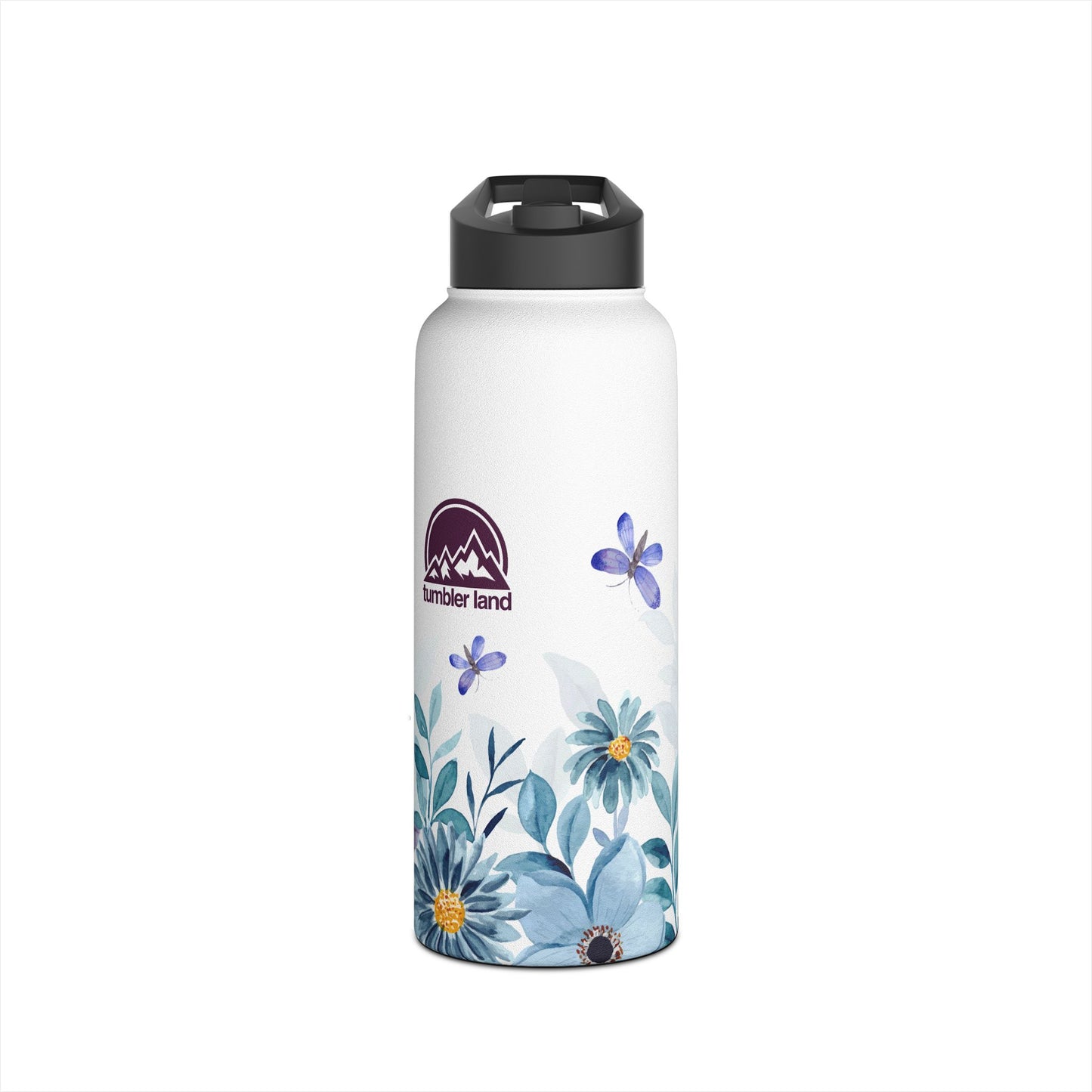 12oz, 18oz, 32oz Stainless Steel Water Bottle | Standard Lid