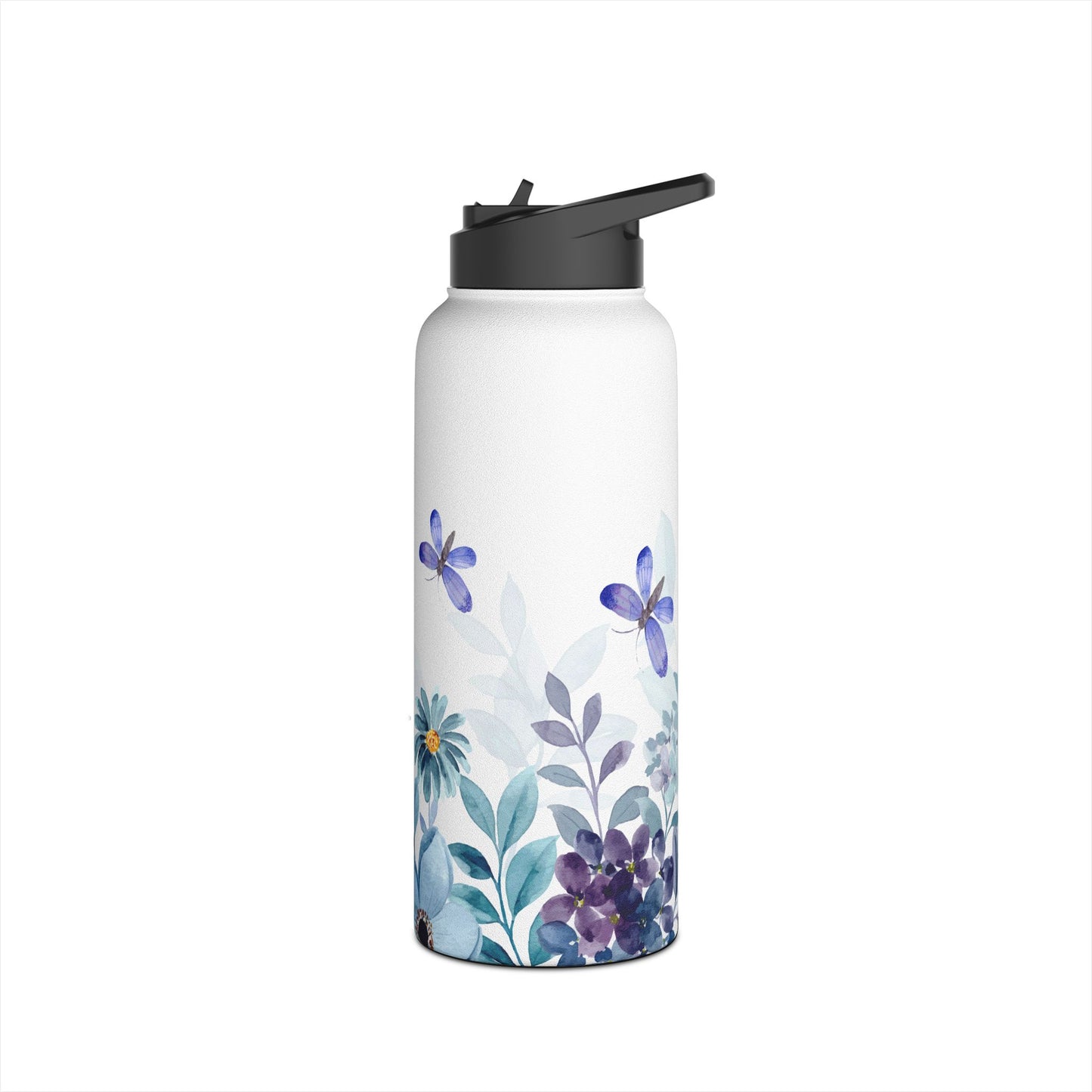 12oz, 18oz, 32oz Stainless Steel Water Bottle | Standard Lid