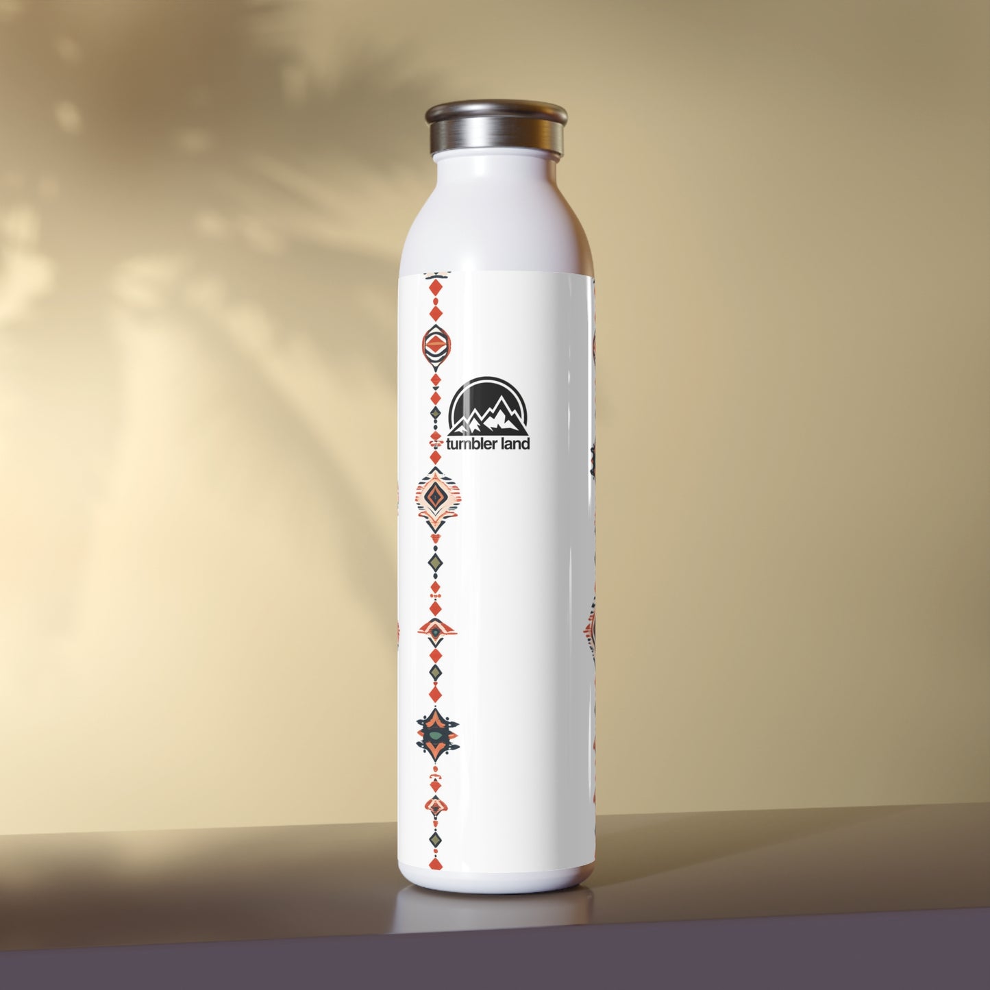 20oz Plaid Slim Water Bottle