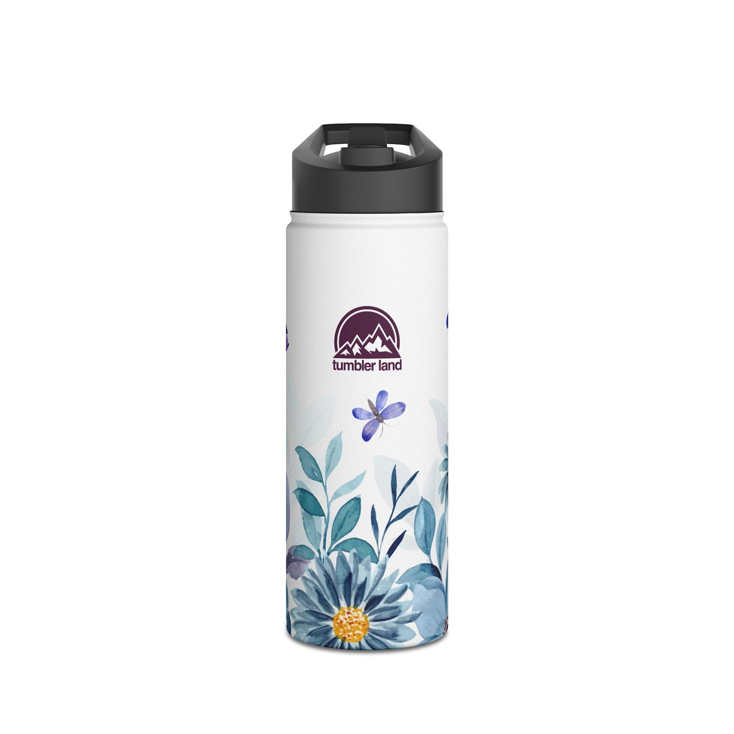 12oz, 18oz, 32oz Stainless Steel Water Bottle | Standard Lid
