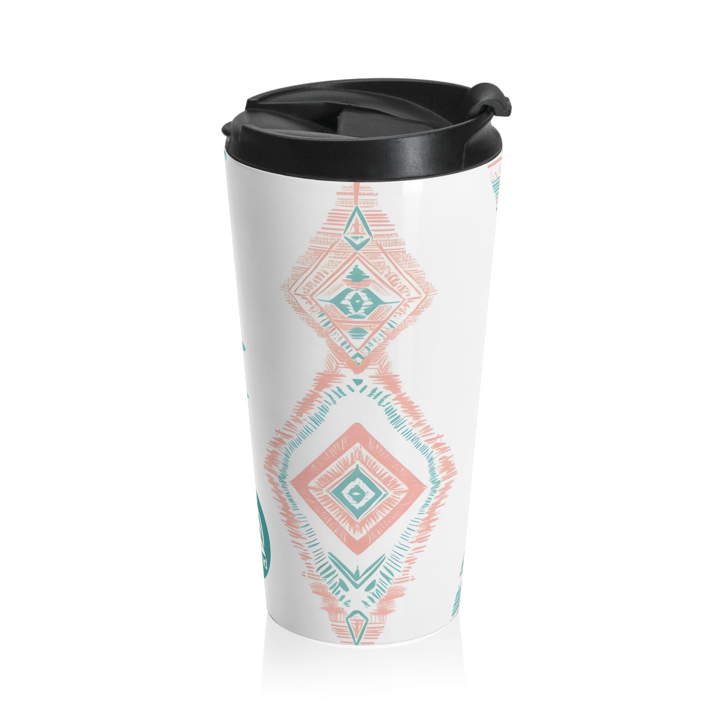 15 oz Tumbler | Boho Chic Stainless Steel