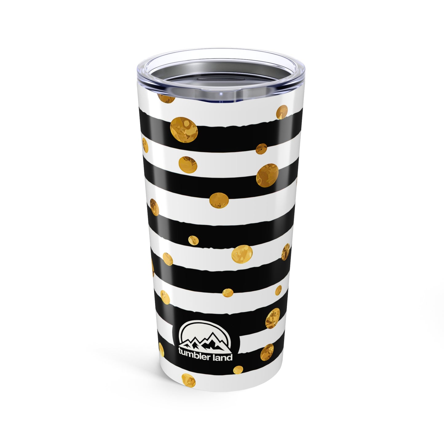 20oz Stylish Tumbler | Chic Striped Design