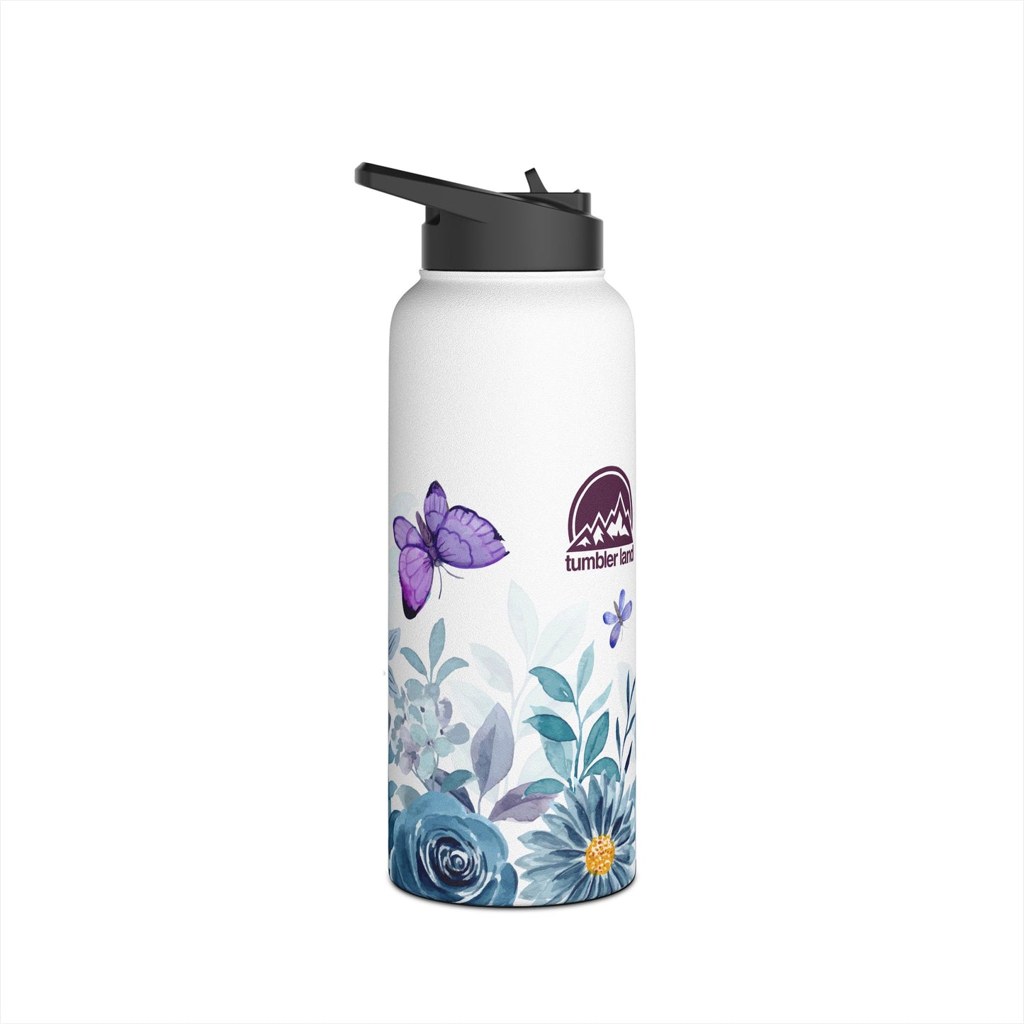 12oz, 18oz, 32oz Stainless Steel Water Bottle | Standard Lid