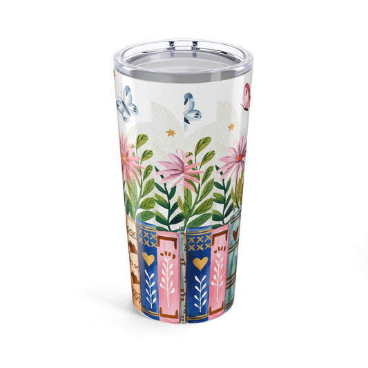 20oz Floral Tumbler Vibrant Garden Design