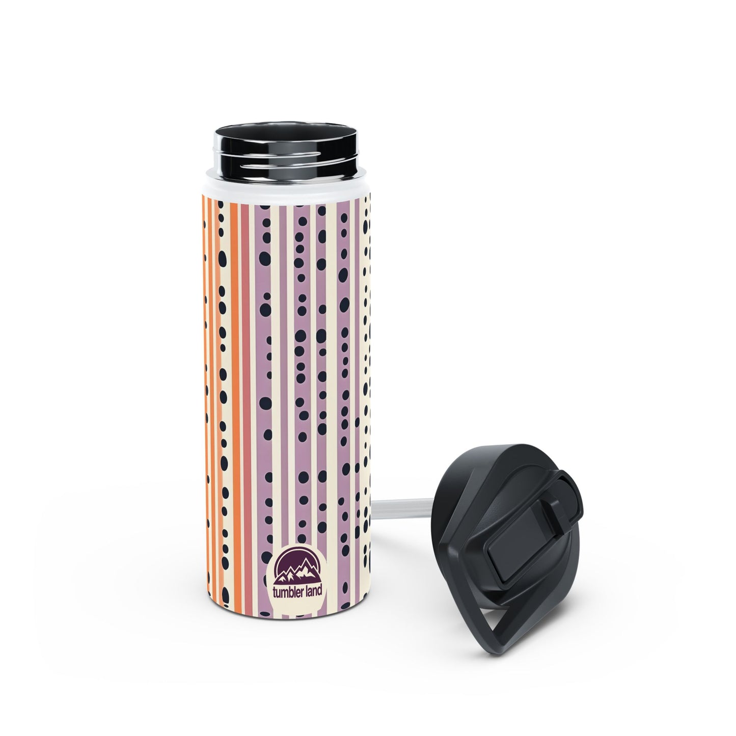 12oz, 18oz, 32oz | Stylish Stainless Steel Water Bottle