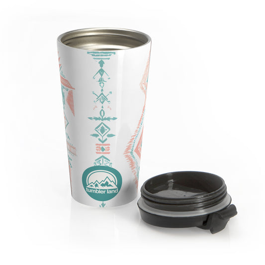 15 oz Tumbler | Boho Chic Stainless Steel