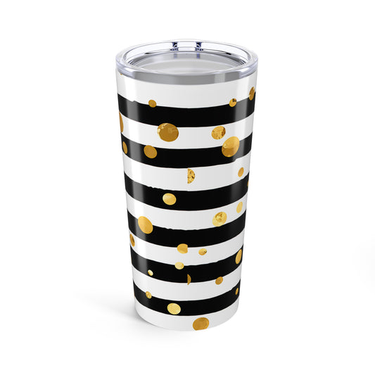 20oz Stylish Tumbler | Chic Striped Design
