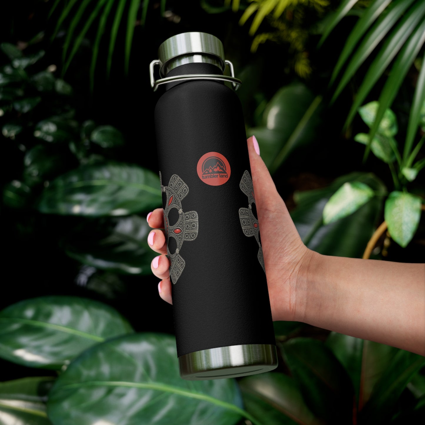 22oz Stylish Copper Insulated Water Bottle