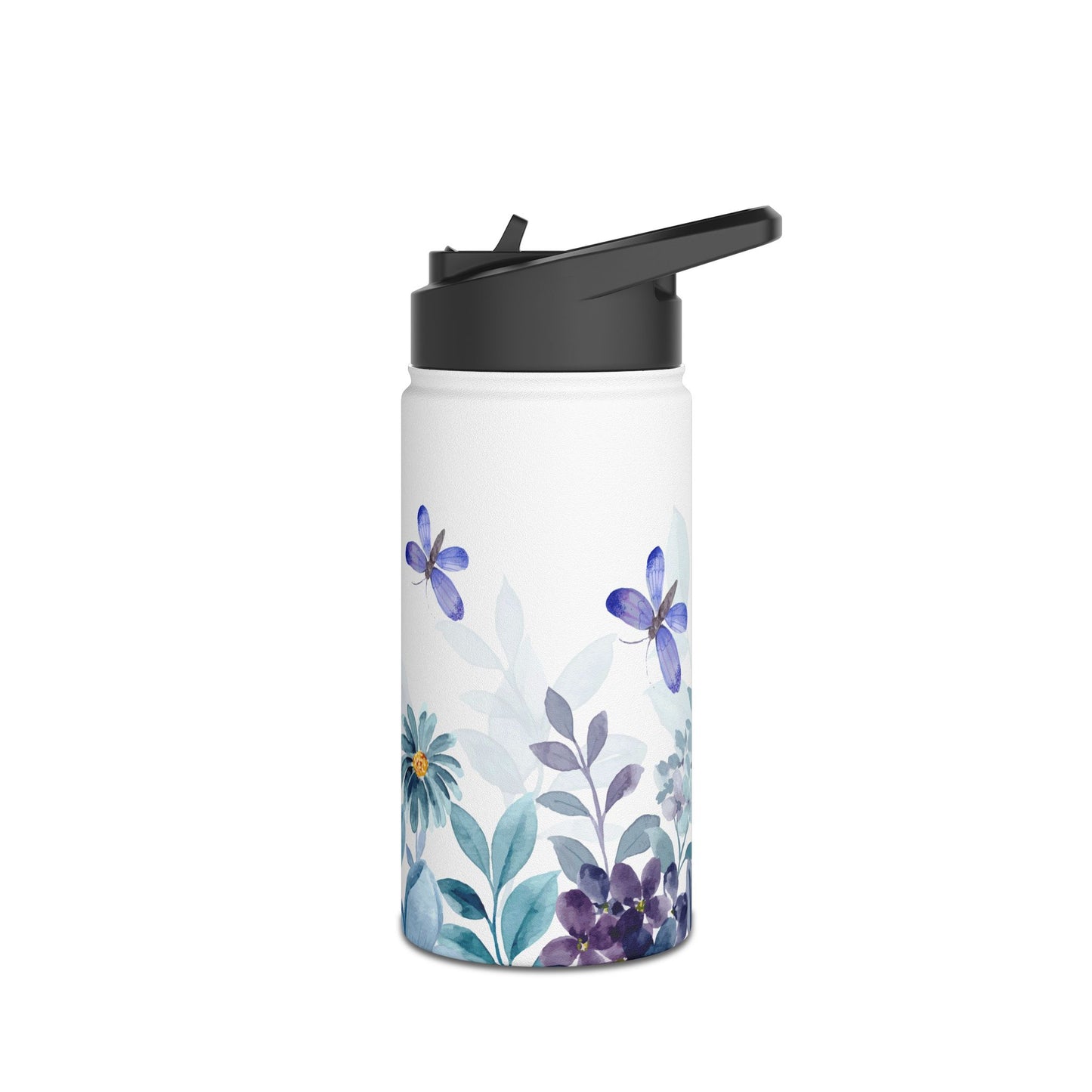 12oz, 18oz, 32oz Stainless Steel Water Bottle | Standard Lid