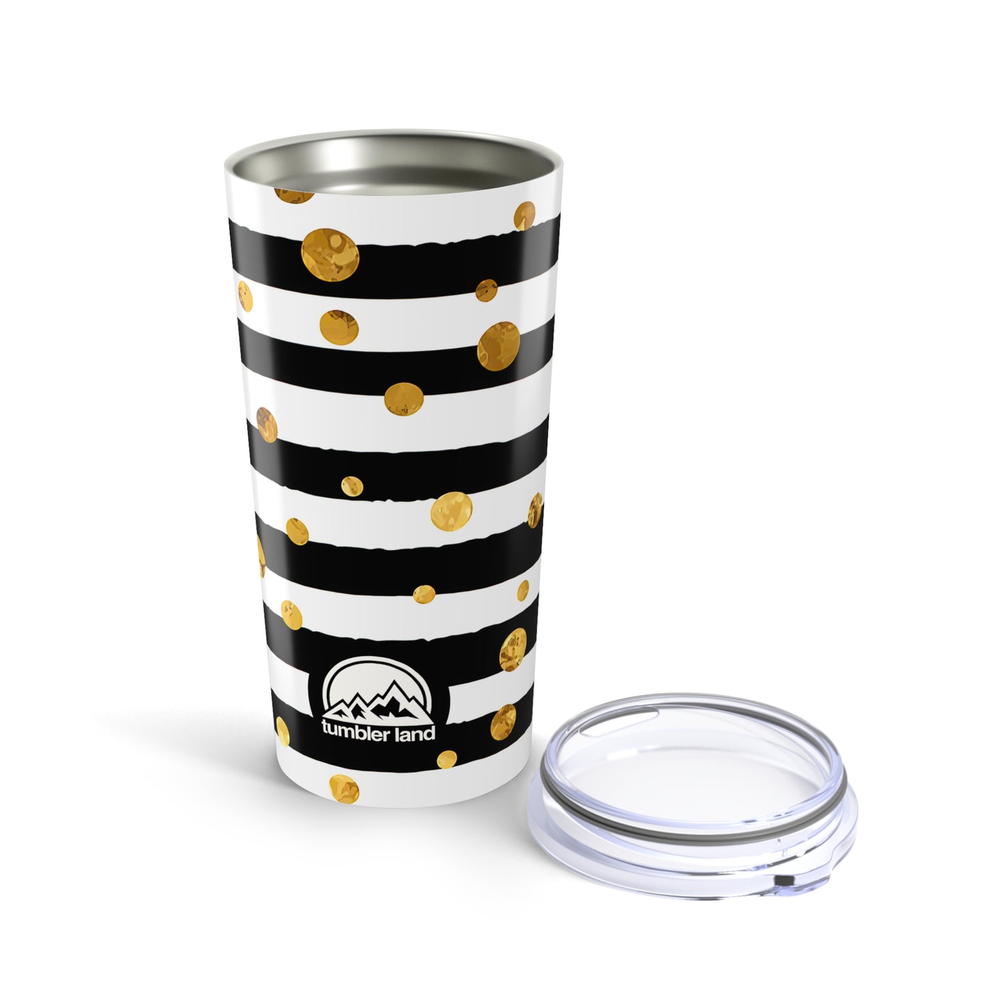 20oz Stylish Tumbler | Chic Striped Design
