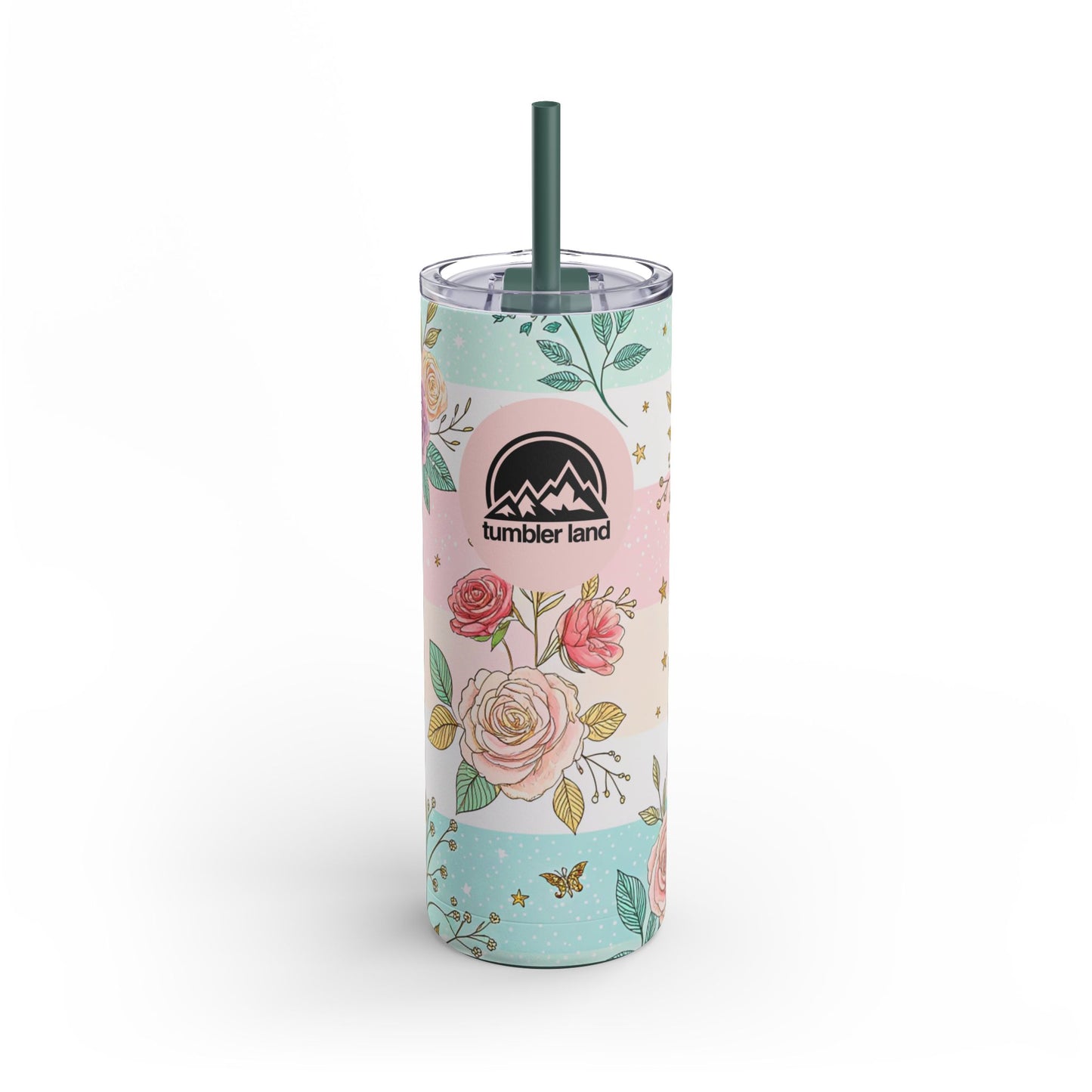 20oz Floral Matte Tumbler