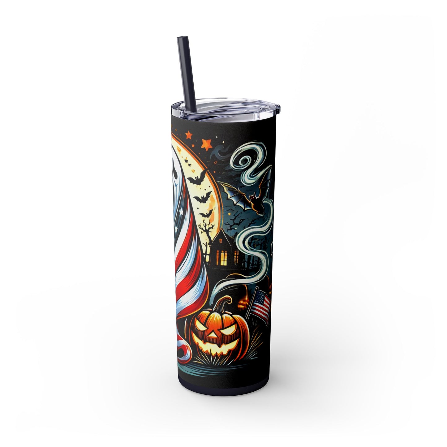 20oz Skinny Tumbler with Straw