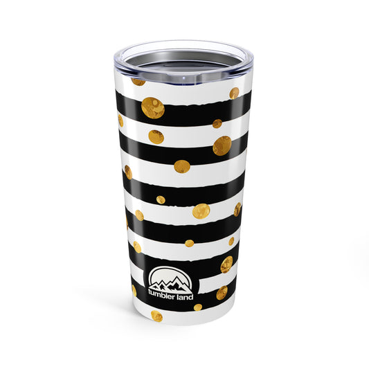 20oz Stylish Tumbler | Chic Striped Design