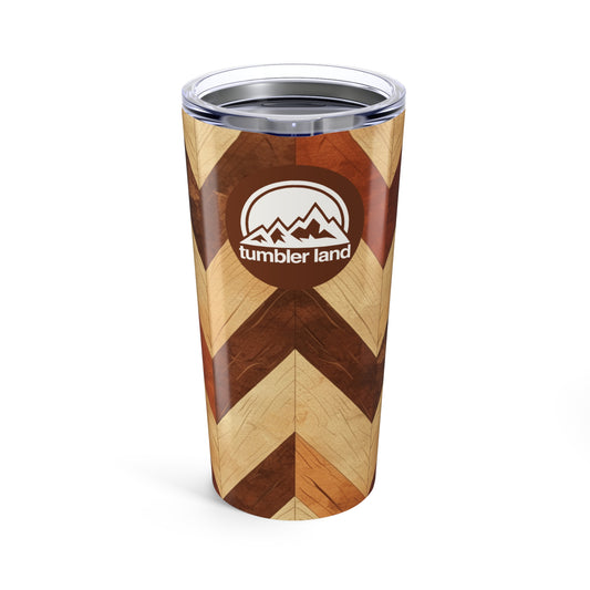 20oz Tumbler | Rustic Wood-Inspired