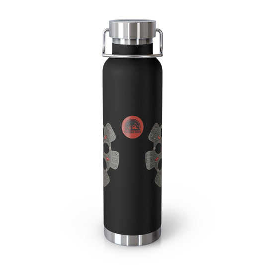 22oz Stylish Copper Insulated Water Bottle
