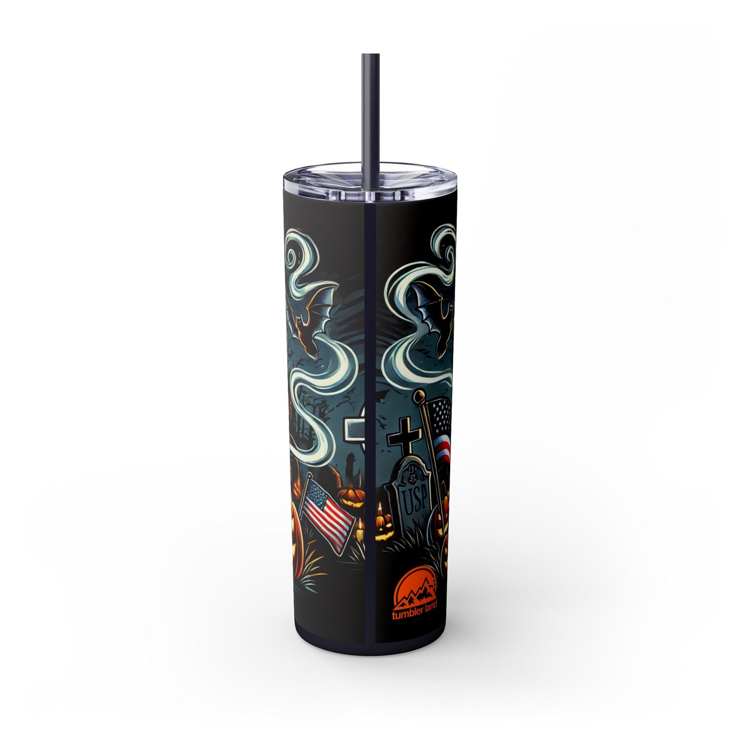 20oz Skinny Tumbler with Straw