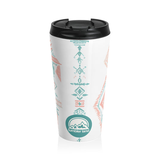 15 oz Tumbler | Boho Chic Stainless Steel