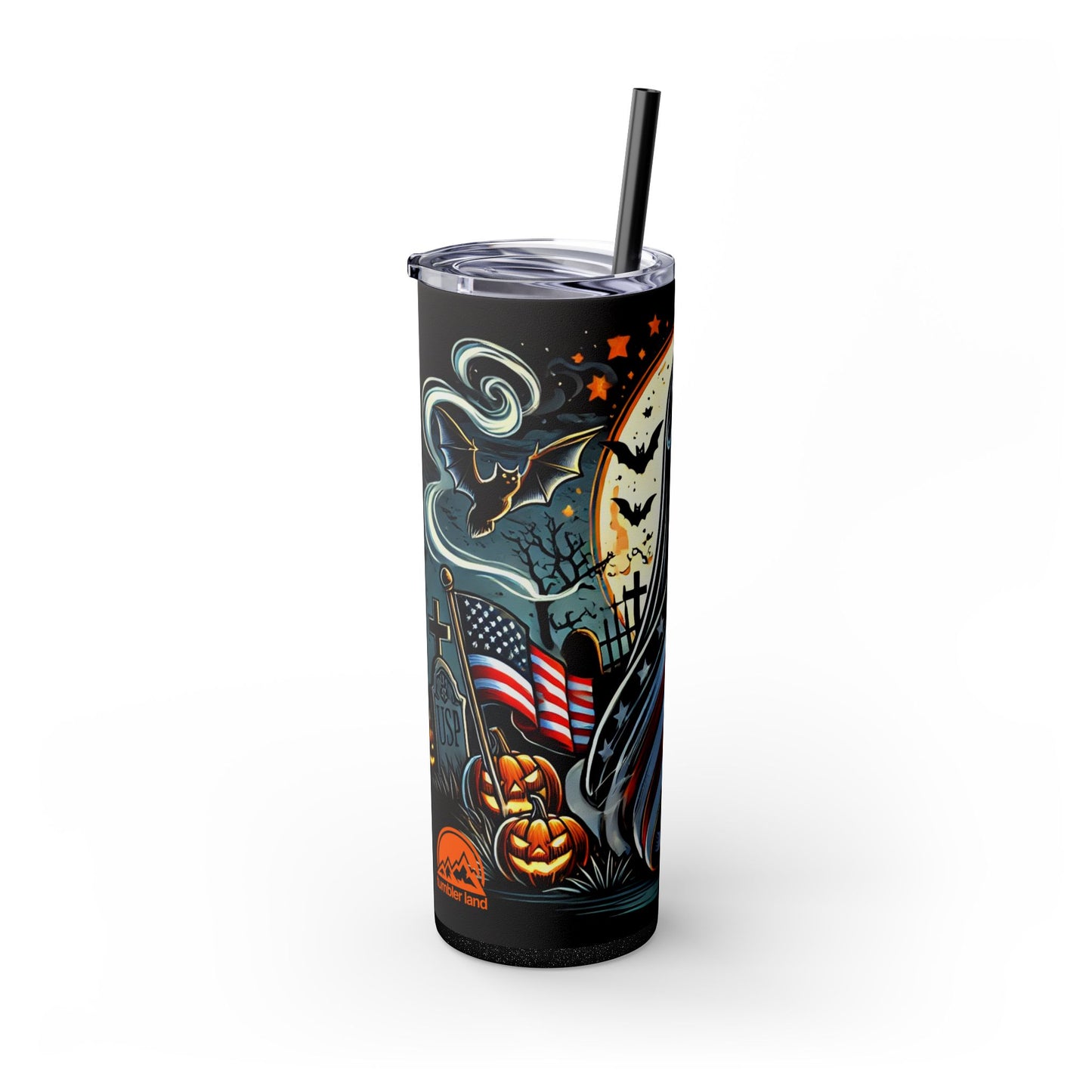 20oz Skinny Tumbler with Straw