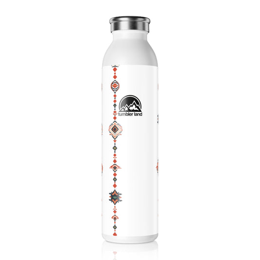 20oz Plaid Slim Water Bottle